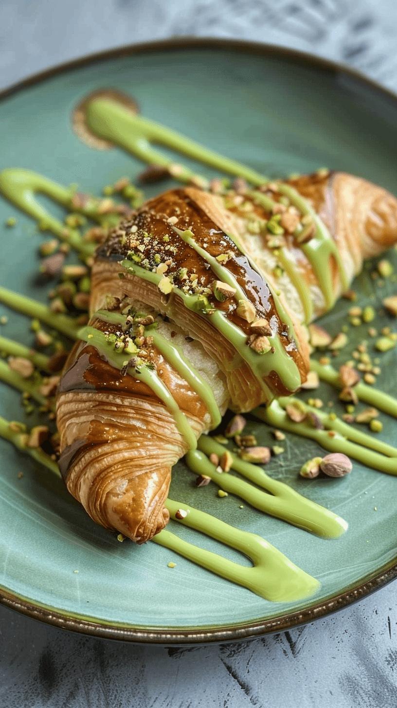 Matcha Pistachio Croissant