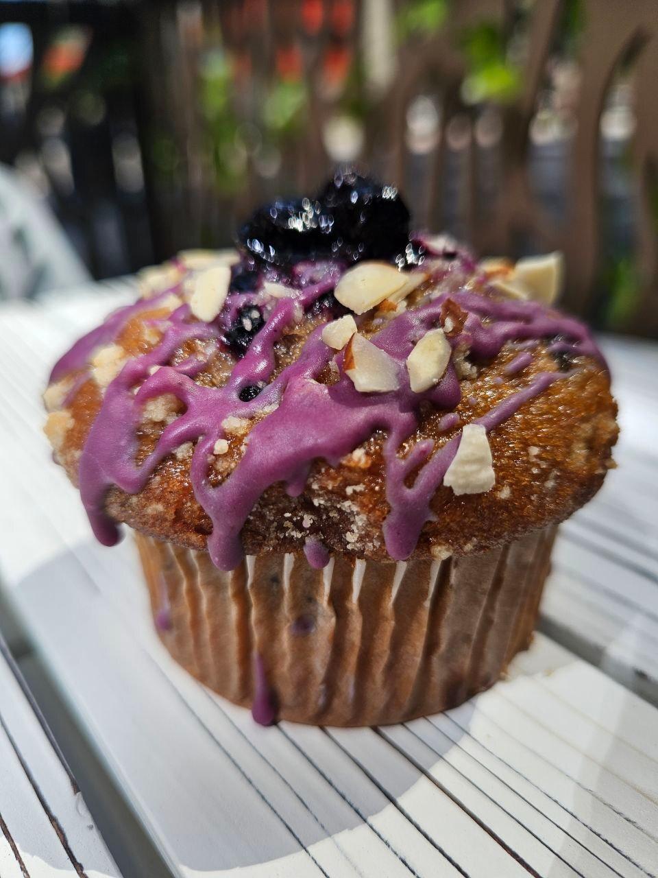 Blueberry Almond Muffin