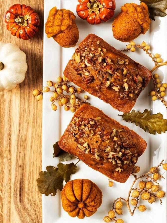 Mini Crumble Pumpkin Loaf