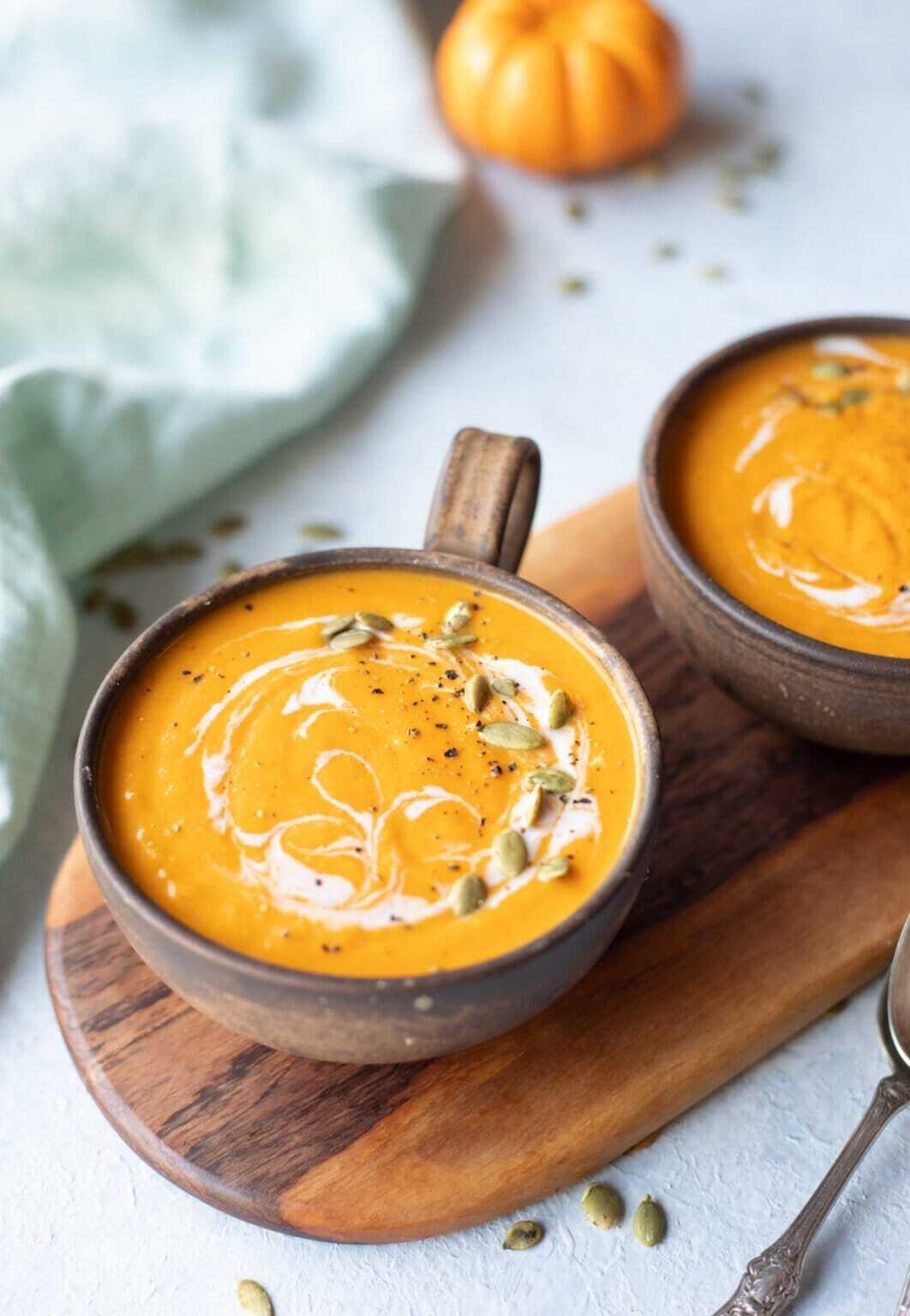 Spicy Roasted Squash Soup