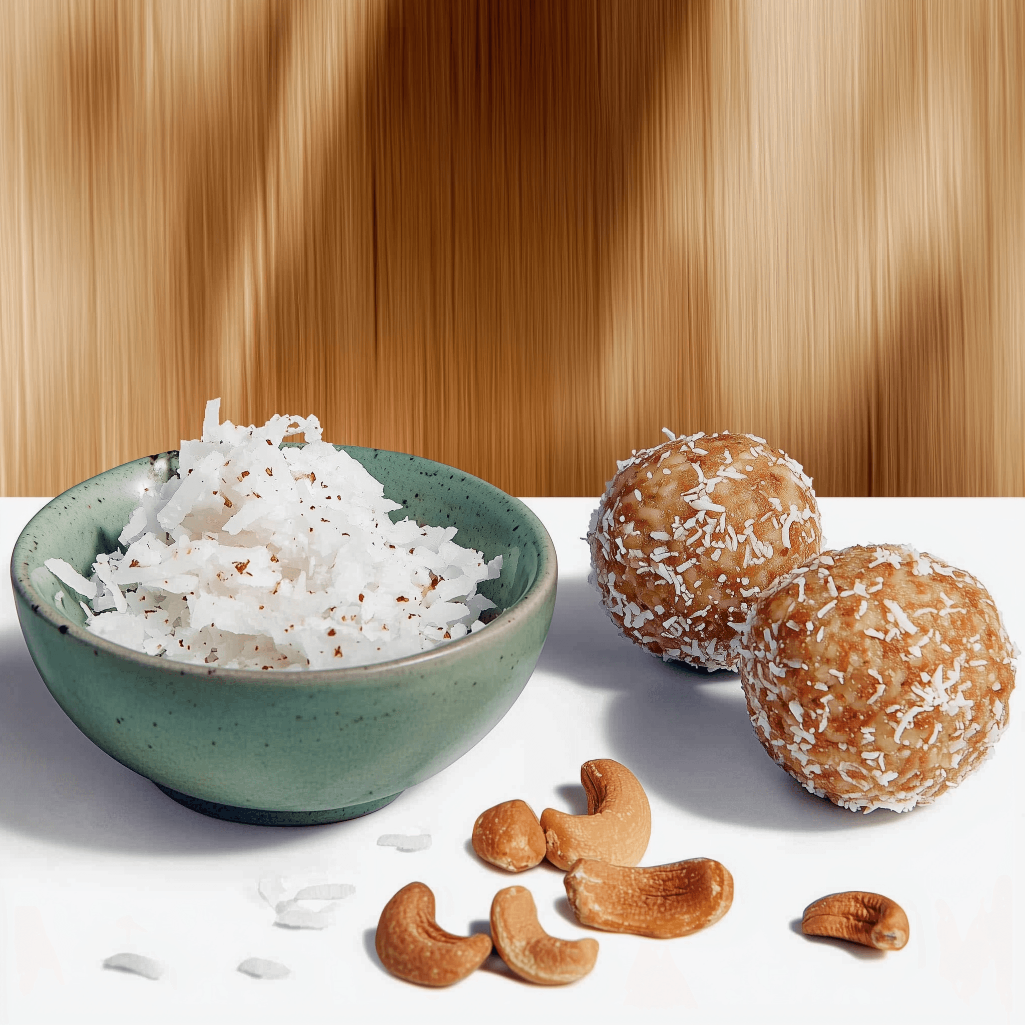 Coconut Cashew Protein Bites